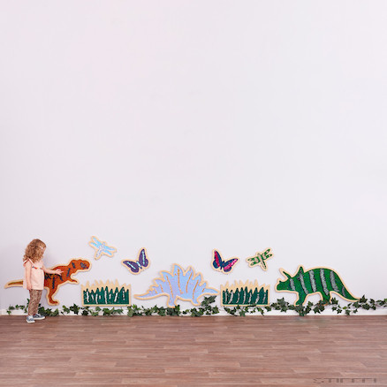 Flitteres dinoszaurusz tábla