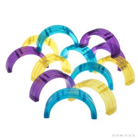 Ragyogó, egymásba rakható ívek (12 db)