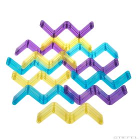 Ragyogó, összeilleszthető cikcakkok (12 db)