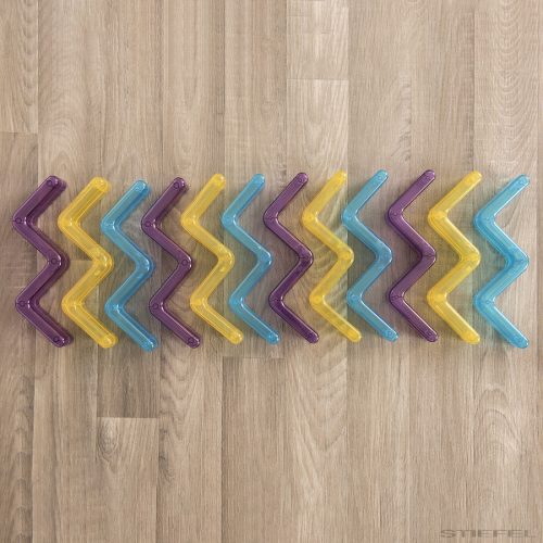 Ragyogó, összeilleszthető cikcakkok (12 db)