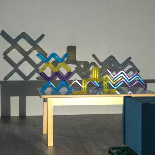 Ragyogó, összeilleszthető cikcakkok (12 db)