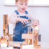 Fémes építő elemek, rose gold, többféle kiszerelésben (16db)