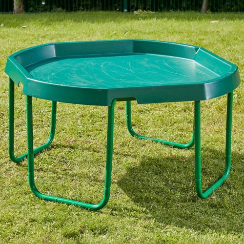 Állítható magasságú állvány a tereptálcához, zöld