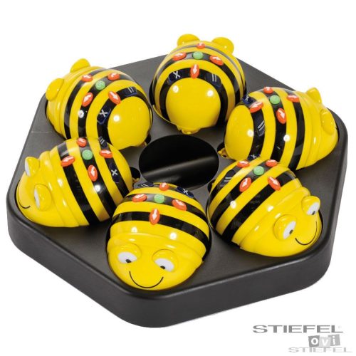 A Bee-bot® robotméhecske osztálykészlet - 6 db Bee-bot® és 1 db töltőállomás