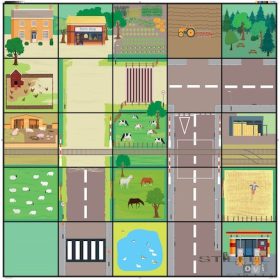 Bee-Bot Vidék Padlószőnyeg