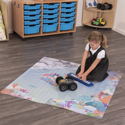 Korallzátony szőnyeg a Rugged tereprobothoz