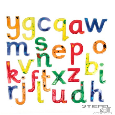 Squidgy Sparkle Gél (kis)betűk