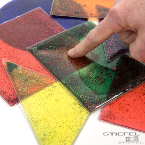 Többszínű Squidgy Sparkle Formák