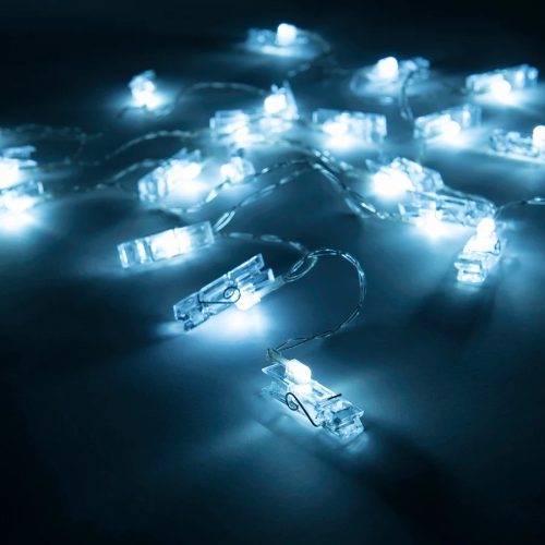 Világító csipeszfüzér (2 db)