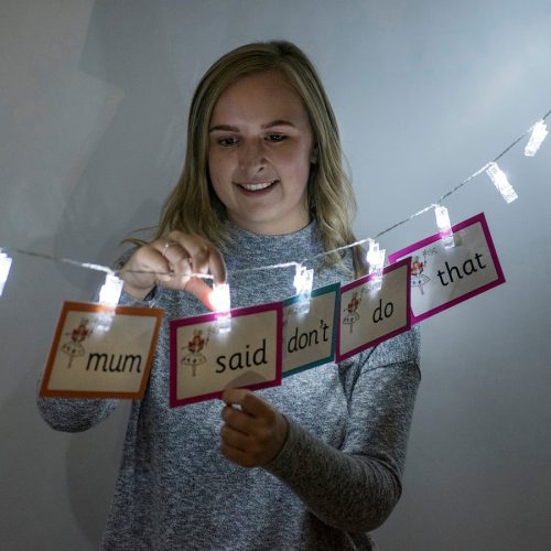 Világító csipeszfüzér (2 db)