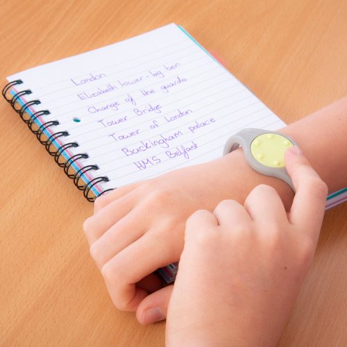 Fidgety Bit szenzoros csuklópánt