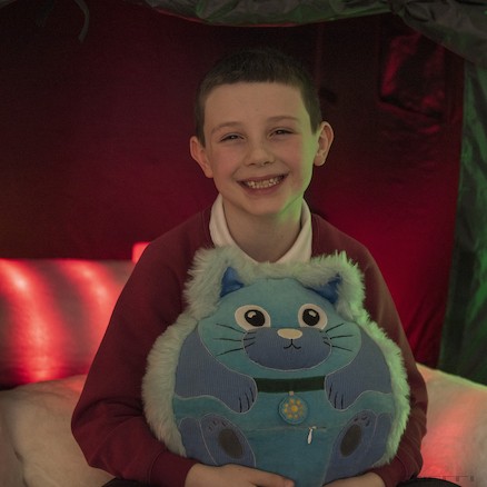 Nyugtató cica súlyozott plüss