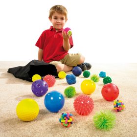 Multiszenzoros Tapintásfejlesztő Labdakészlet (20 db-os)