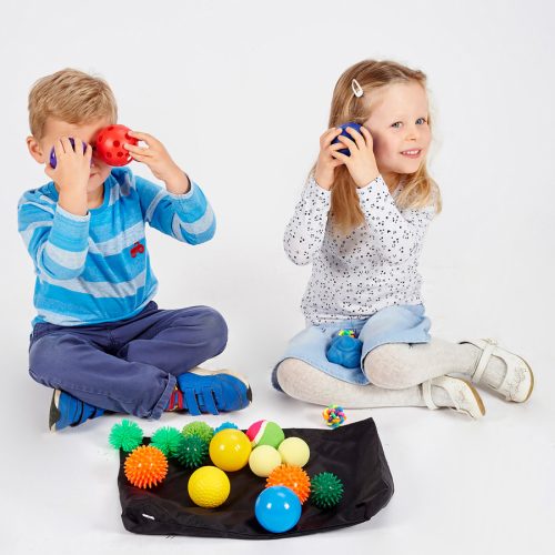 Multiszenzoros Tapintásfejlesztő Labdakészlet (20 db-os)