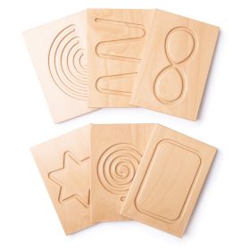 Légzést segítő táblák fából (6 db)