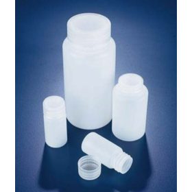   Azlon HDPE műanyag palackok széles nyakkal, PP csavaros kupakkal,10db/csomag