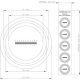 Műanyag szemlencse rács 10mm/0.1mm (10 db)