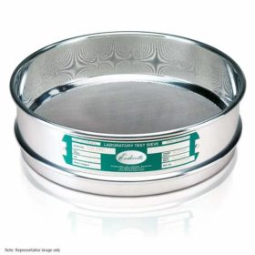 Rozsdamentes acél szita, 200mm átmérő, 53um