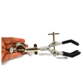 Retortaszorító főfejjel, gumipofákkal