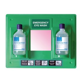 Szem mosó állomás, 2 x W-500ml steril sóoldattal
