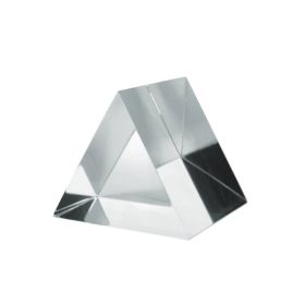 Akril egyenlő oldalú prizma, 38mm mélység, 38mm oldalak