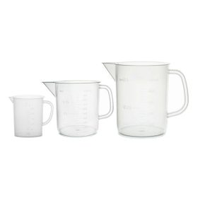   Polipropilén mérőkancsó, 3db-os készlet (250/500/1000ml) (3db-os csomag)