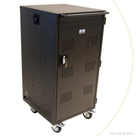   Tablet tartó és töltő guruló fémszekrény (32 db tablet/16 db notebook)