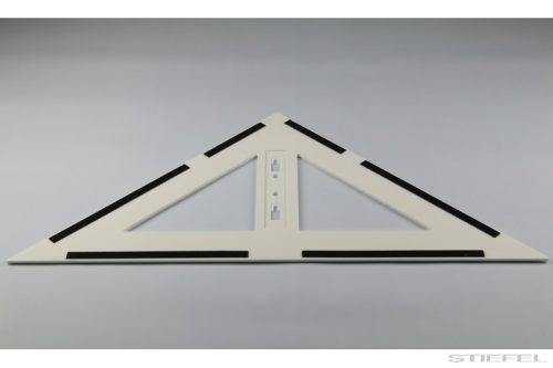 Táblai háromszögvonalzó, 45°, 50 cm, mágneses