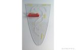 Táblai parabola sablon, 50 cm, mágneses