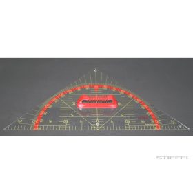   Táblai szögmérős háromszögvonalzó, 45°, 60 cm, mágneses