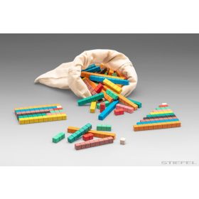 Számoló rudak 10 különböző színben (126 db)