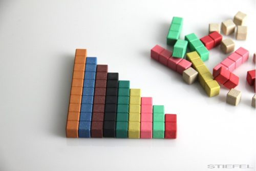 Számoló rudak 10 különböző színben (126 db)