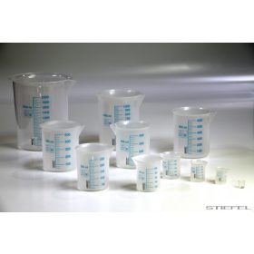 Főzőpohár készlet, kék skálával, 11 db