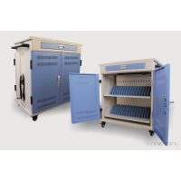 Tablet/notebook/laptop tároló és töltő, guruló szekrények